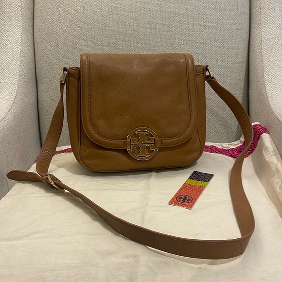 TORY BURCH Amanda Leather Crossbody Purse